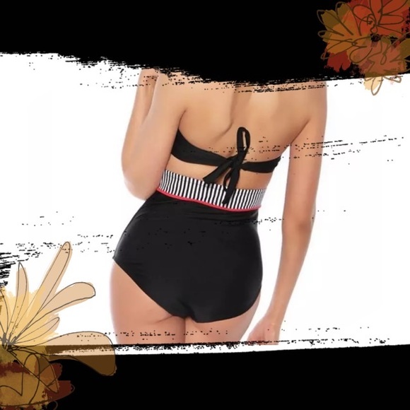 Retro Summer Polka Dot Fashion 2 Piece Swimsuit - Picture 4 of 5